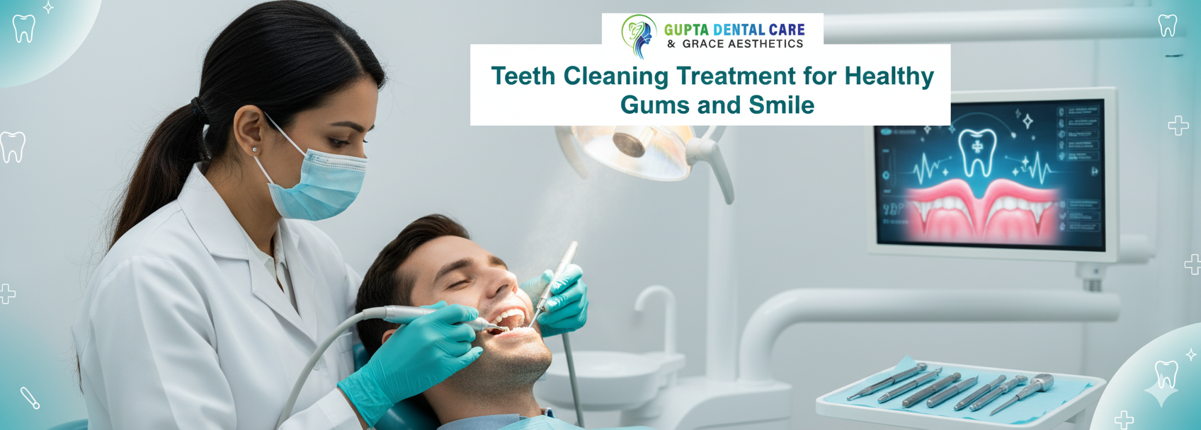 Teeth cleaning treatment in Indirapuram